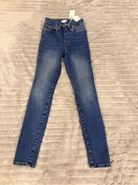 Good American pull on High-Rise Skinny Jeans - Blue